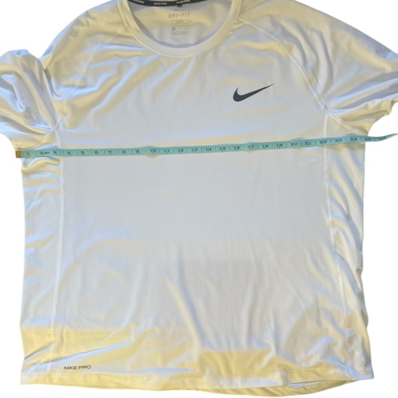 Nike Pro Men's Dri-Fit White Long Sleeve Top Size XXL - Picture 3 of 9